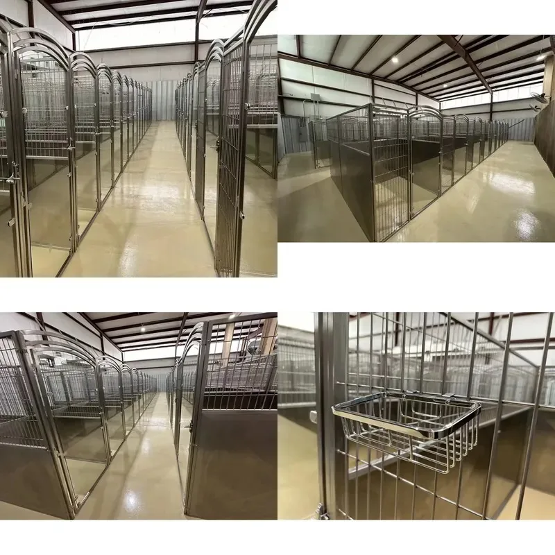 Large Hotel Pet Boarding Modular Luxury Kennel Multifunctional 3D Custom Dog Cage