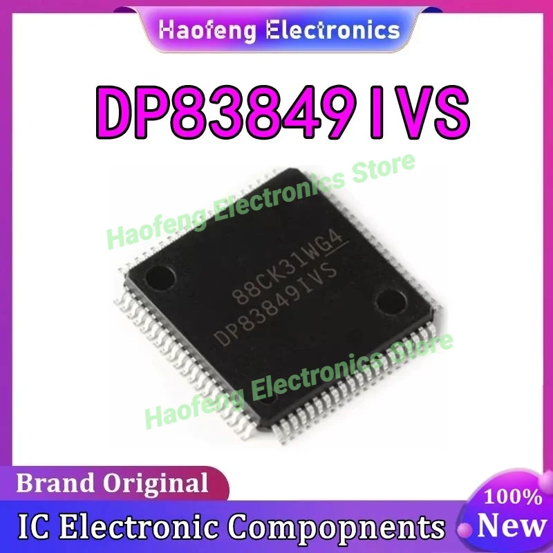

Новый оригинальный DP83849IVS DP838491VS TQFP80 в наличии