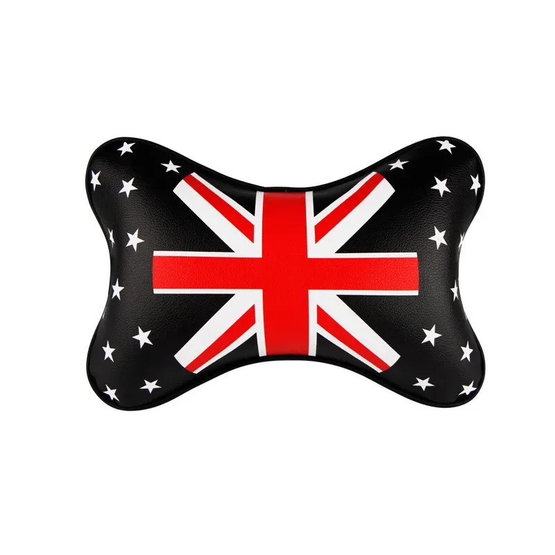 Union Jack Car Neck Pillow UK Flag Car Seats Headrest Cushion Cervical Pillows Neck Support For 2022 Queen\'s 70th Jubilee