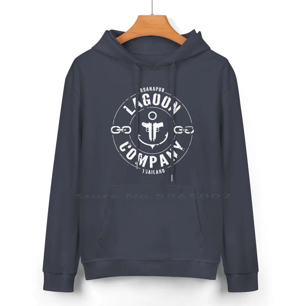 Lagoon Company Pure Cotton Hoodie Sweater 24 Colors Black Lagoon Company Roanapur Thailand Revy Benny Dutch Hotel Moscow Anime