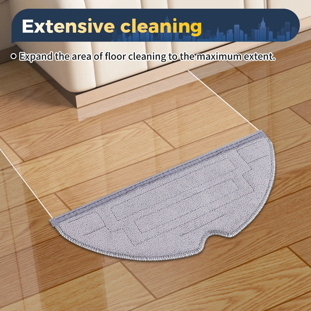 

Double Vibration Mop Pad for Roborock S8 S8+ S8 Pro Ultra S8 PLUS G20 Vacuum Cleaner Robot Mop Rags Parts Mop Cloths Accessories