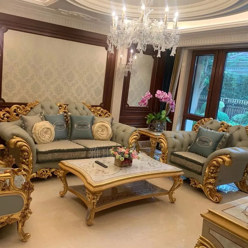 Blue Antique Living Room Sofas High Back Italian Apartments Lounge Living Room Sofas Luxury Nordic Muebles Para Hogar Furniture