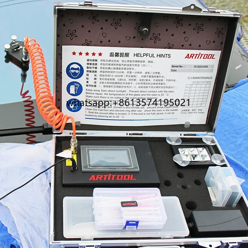 

TE8 Auto Glass Repair Machine - 6 Preset Modes With 99.9% Consistency Rate