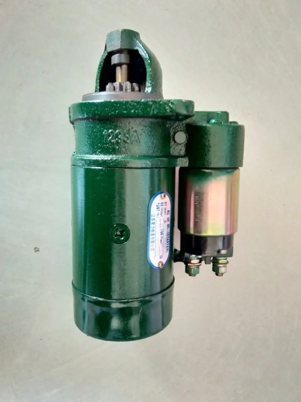 Single cylinder constant engine R185CF12 diesel engine QD1293A starter original factory 190 192 starter motor parts.