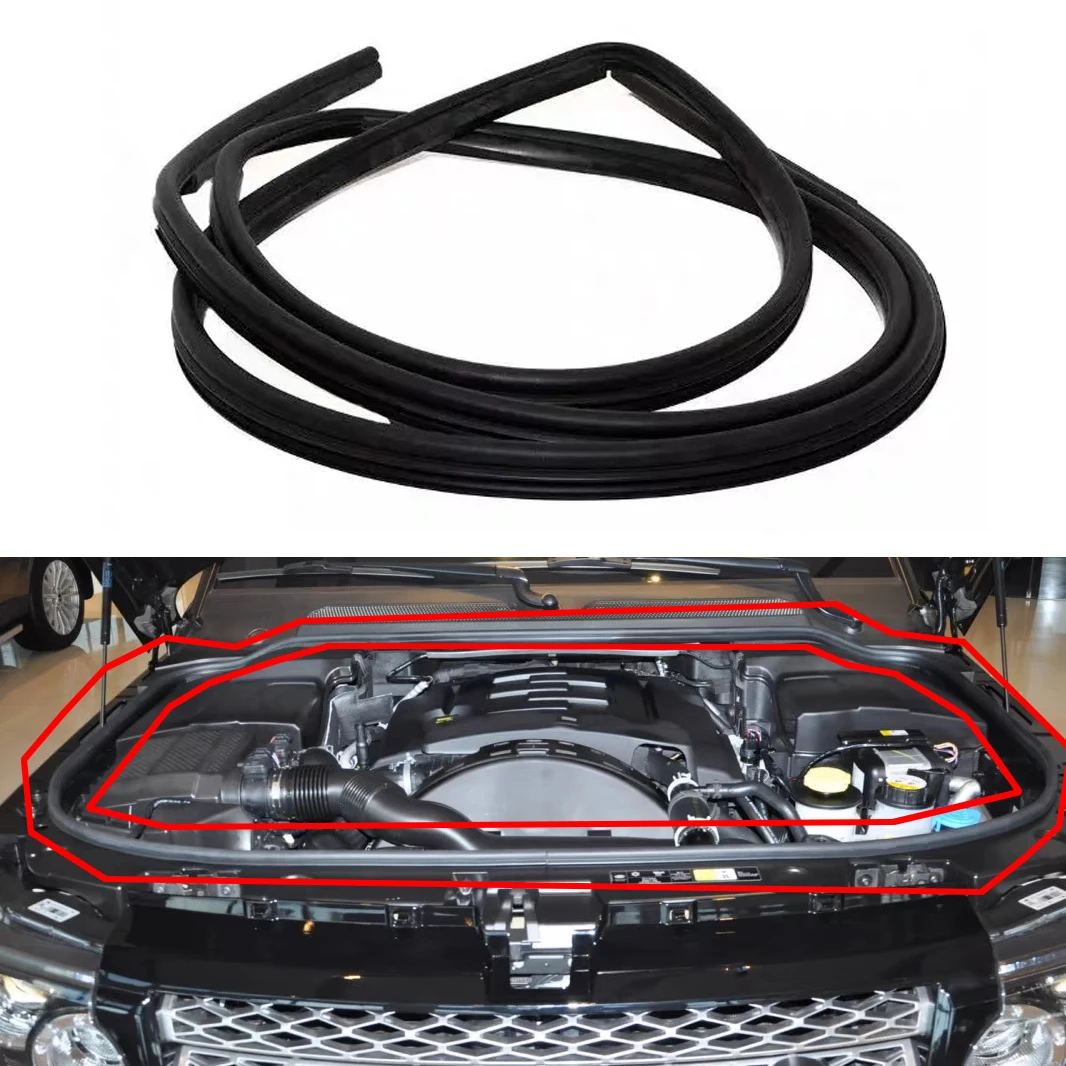 

1Pc Auto Hood Bonnet Weatherstrip LR054366/LR015150 Fit For Land Rover Discovery 3 /LR4/Discovery 5/Discovery Sport/Freelander