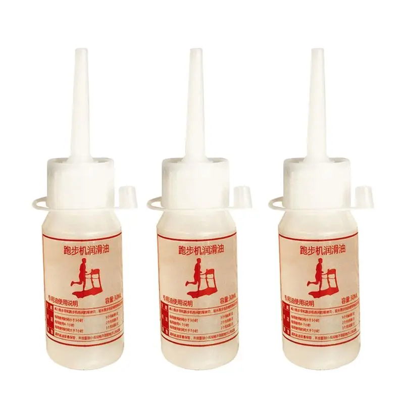 3pcs Running Machine Lubricant Gym Treadmill Maintenance Silicone Oil 30ml