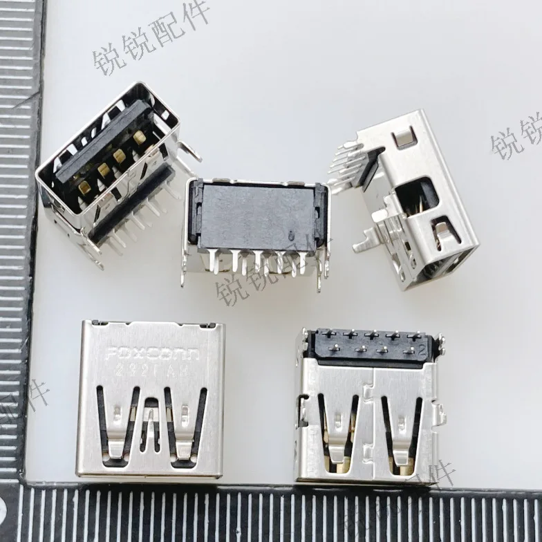 For Foxconn USB 3.0 connector 9P in-line, extended pin USB interface female seat, charging port