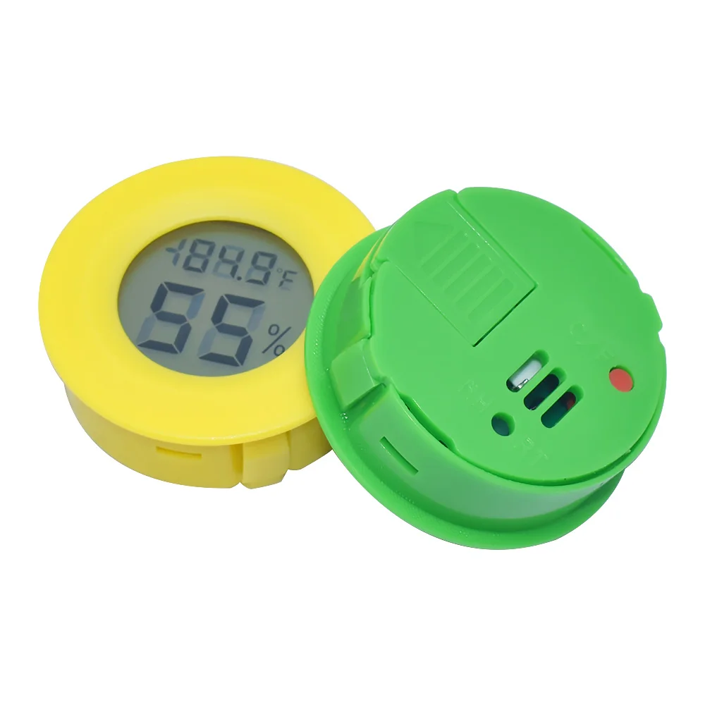 LIZAO LCD Digital Thermometer Hygrometer Mini Monitor For Refrigerator Freezer Humidor Car Pet House