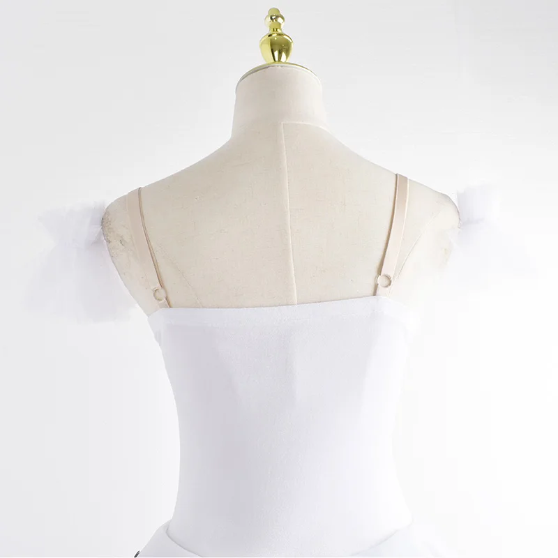 Novo profissional ballet tutu longo tule vestido meninas branco cisne ballet vestido desempenho dança bailarina traje crianças para meninas