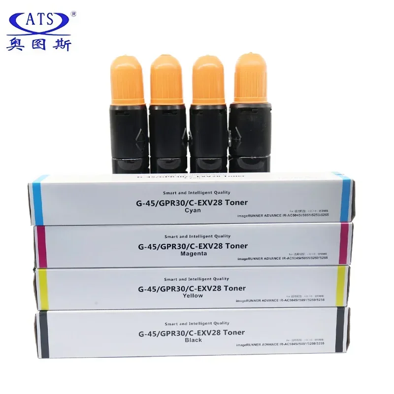 1PC NPG45 G45 G-45 NPG-45 BK650g CMY480g Toner Cartridge For Canon ADV C5045 5051 5250 5255 5045 C5051 C5250 C5255 Toner Powder