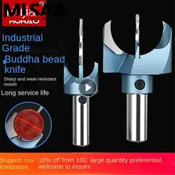 Lega lavorazione del legno Buddha Bead Knife termostabilità macchinari e accessori strumento fresa per trapano a sfera in legno diametro 6mm