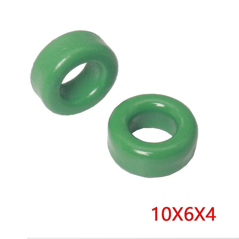 【100-20PCS】10X6X4mm Magnetic ring manganese-zinc oxide common-mode inductor magnetic core