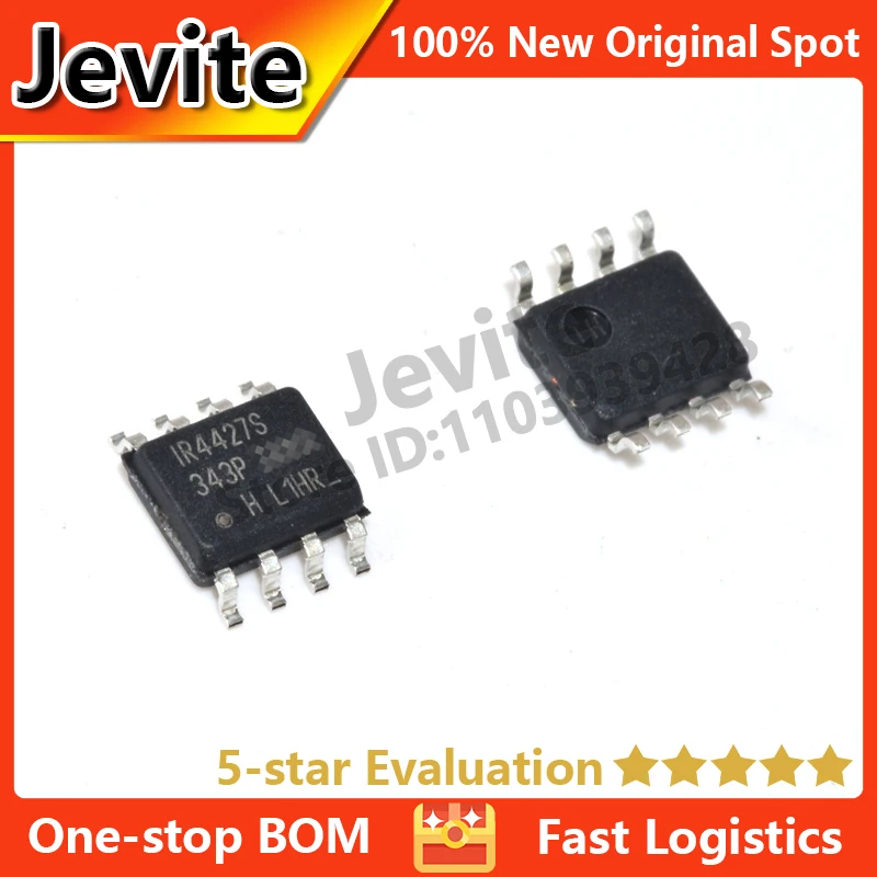 

Jevite 100% New Original electronics Controller IC 10-50 units/lote IR4427S IR4427STRPBF SOIC-8 6V~20V Driver Chip