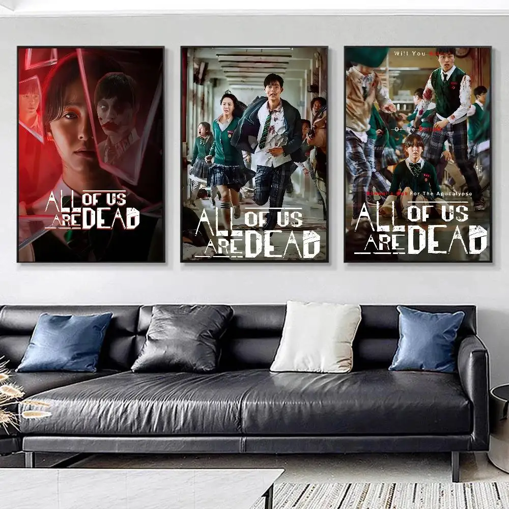 Classic TV A-All Of Us Are D-Dead Posters HD Print Vintage Wall Art Decor for Home Study Room