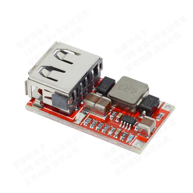 Efficiency 97.5% DC-DC Buck Module 6-24V12V24V to 5V3A Car USB Mobile Phone Charger