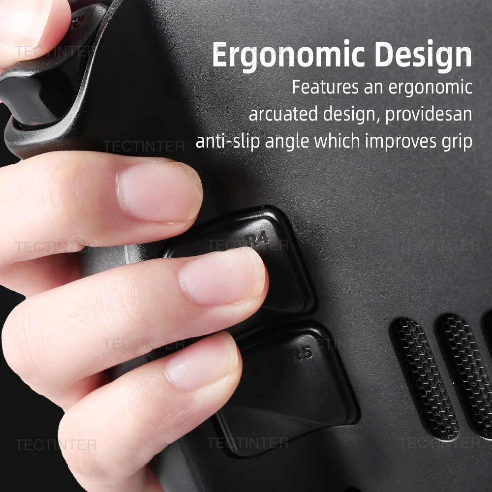 مجموعة تعزيز الزر الخلفي لسطح البخار، وسادة غير قابلة للانزلاق، مجموعة أدوات حماية بزر تحسين لملحقات سطح البخار OLED