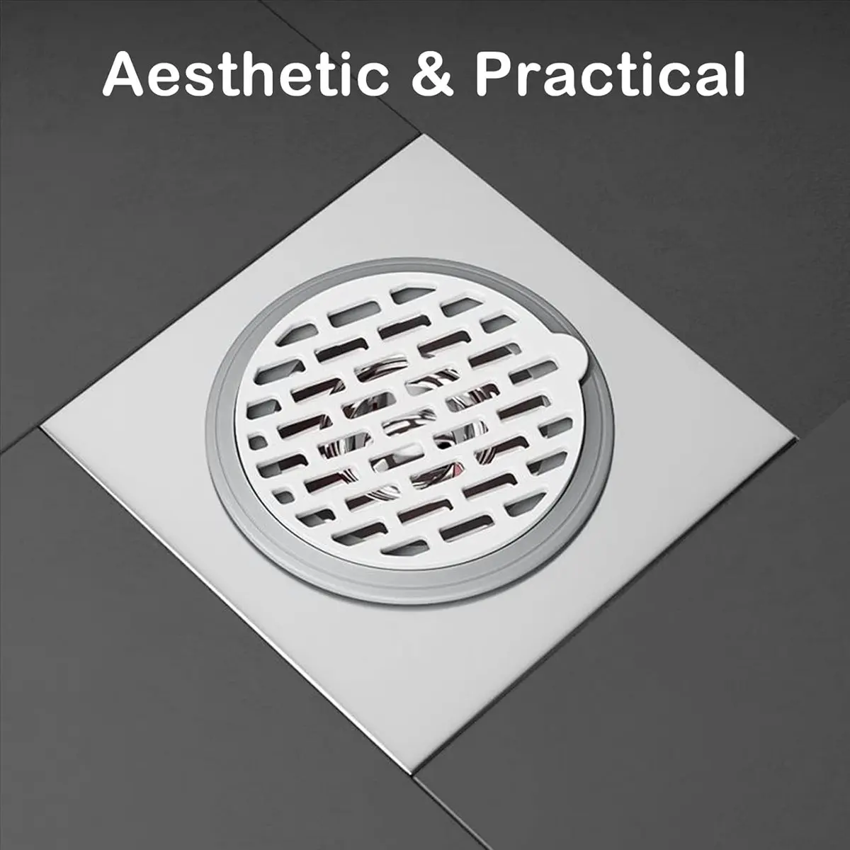 A20I Shower Floor Drain Backflow Preventer-One Way Valve, Sewer Anti-Odor Cover (Installation : 32-75mm/ 1.26-2.95 In)