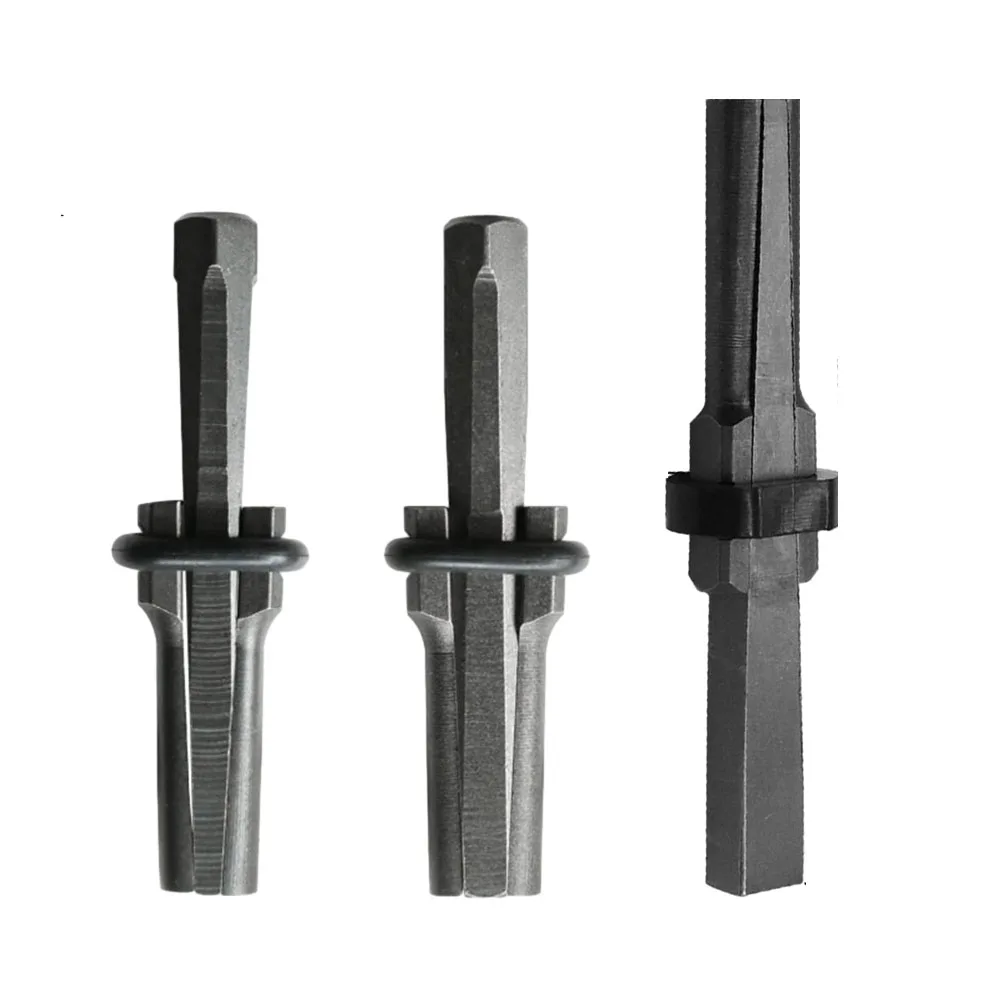 

Rock Splitters Tool Set 3pcs for Splitting Hard Materials Effective on Granite Marble Concrete Drill Sizes 16mm 18mm 23mm