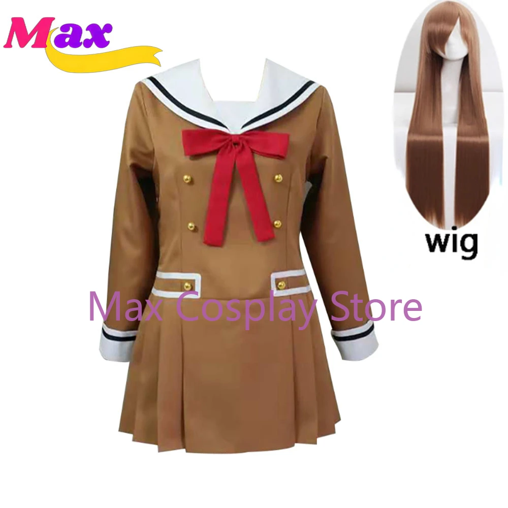 Max Cos аниме BanG Dream OYAMA Kasumi HANAZONO косплей костюм школьная форма для девочек