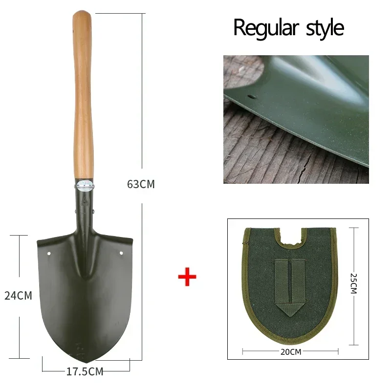A Sturdy Shovel With High Hardness And Toughness Good Quality Manganese Steel Wood Handle Garden Small Spade