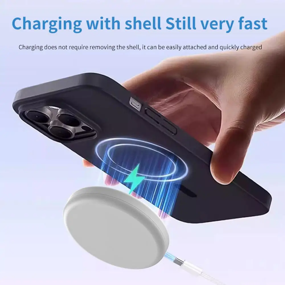 Ultra Thin Magnetic Wireless Charger 3 In 1 For MagSafe iPhone Apple Watch Series AirPods 15W Rapid Charging Desktop Power Pad