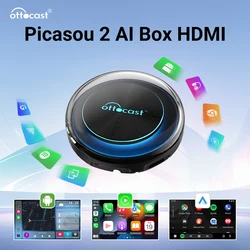 OTTOCAST Wireless CarPlay TV AI Box Android Auto Adapter PICASOU 2 Car Accessories for Porsche Benz Audi