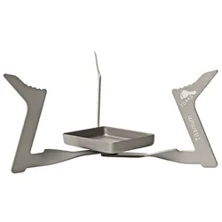 TOAKS Titanium Solid Fuel Stove Ultralight High Efficient Portable Folding Outdoor Picnic Cooking Stove 12g STV-02