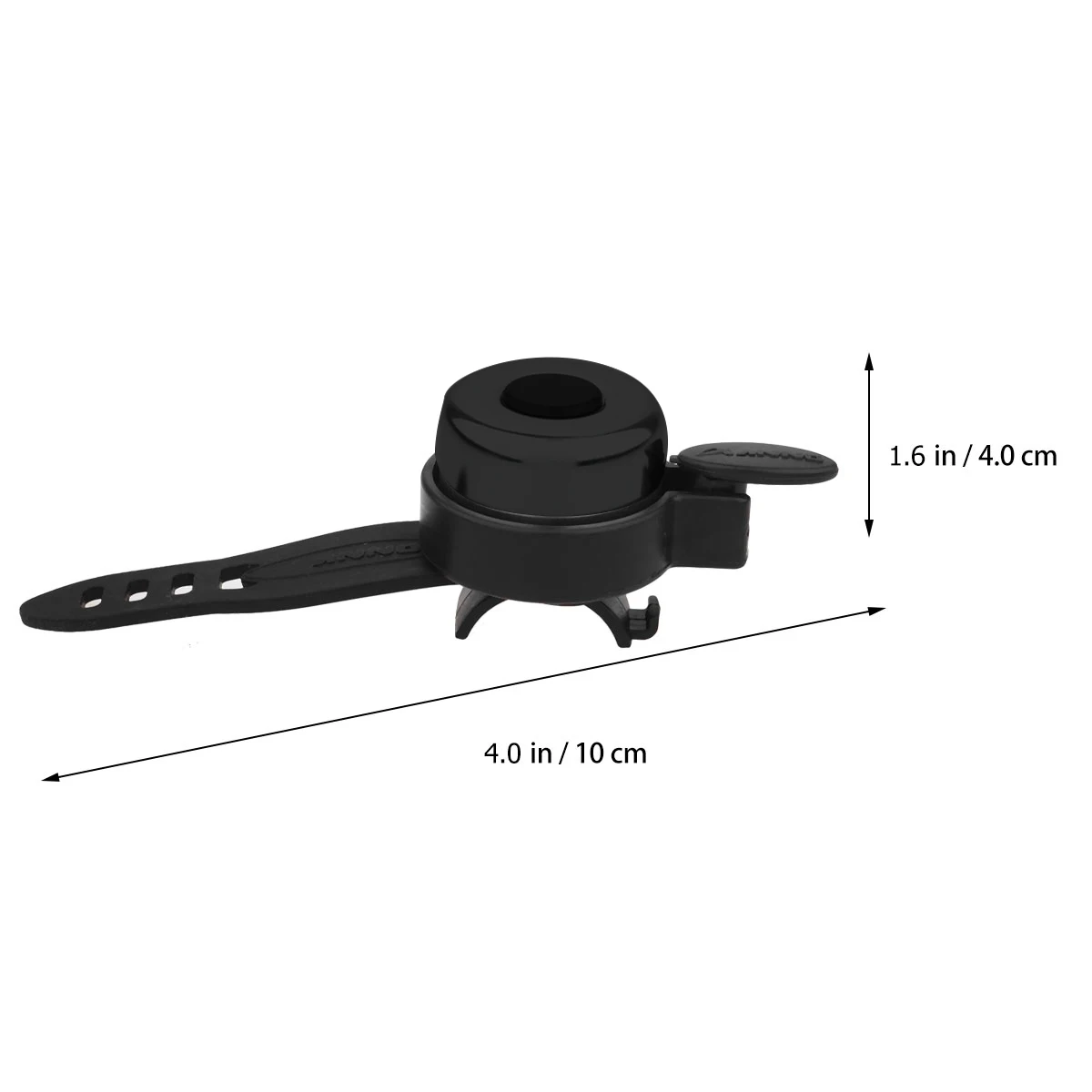 

1Pcs Black Kids Bike Bell Adorable Design Strong Material Crisp Ringtone for Safe Riding on Scooters and Bicycles Gift Idea