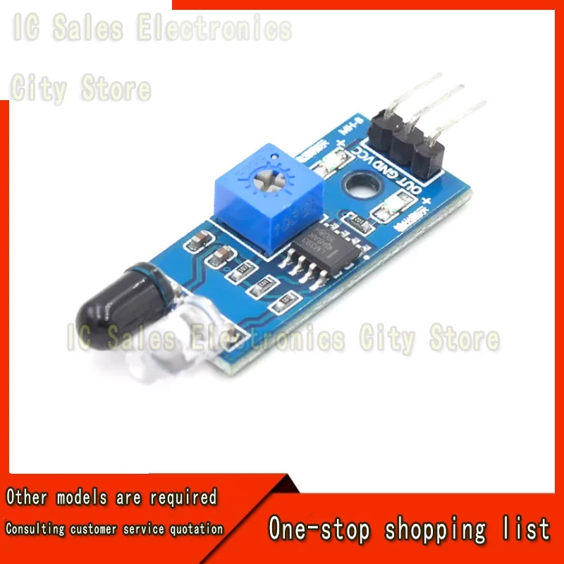 Intelligent car obstacle avoidance sensor module infrared on tube module photoelectric reflection sensor tracking