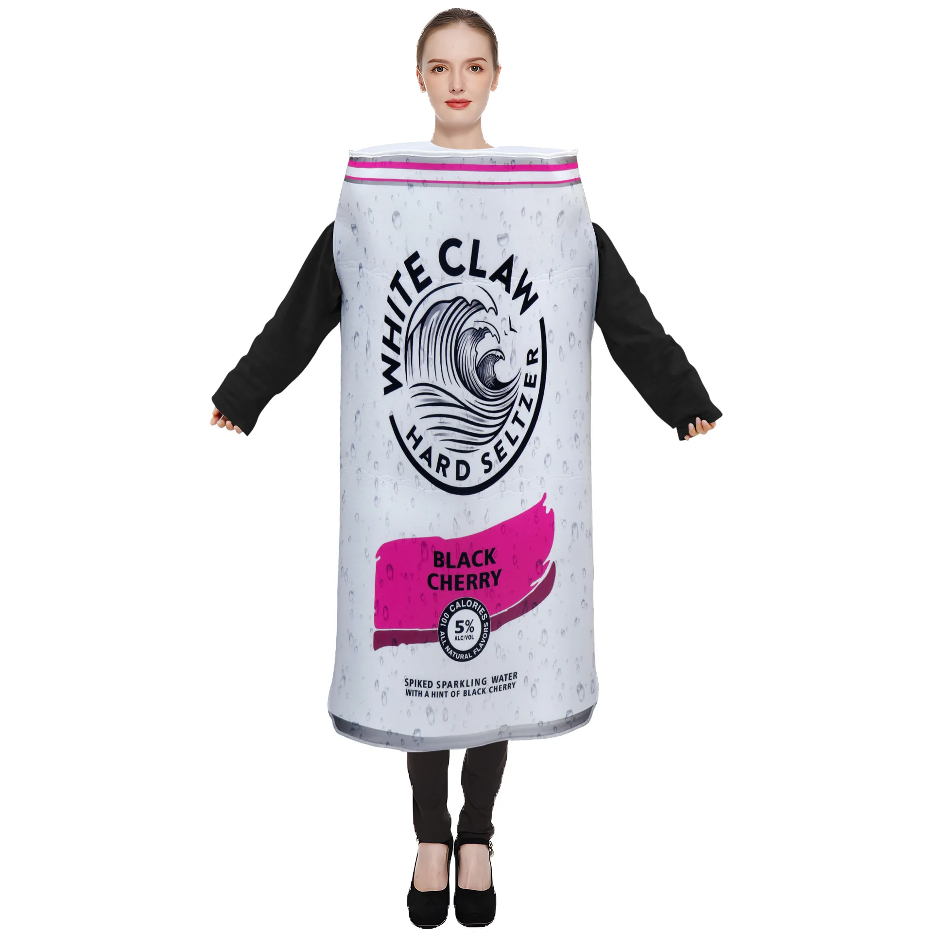 Unisex Men Pint Of Beer Costume Women White Claw Hard Seltzer Halloween Costume For Adult