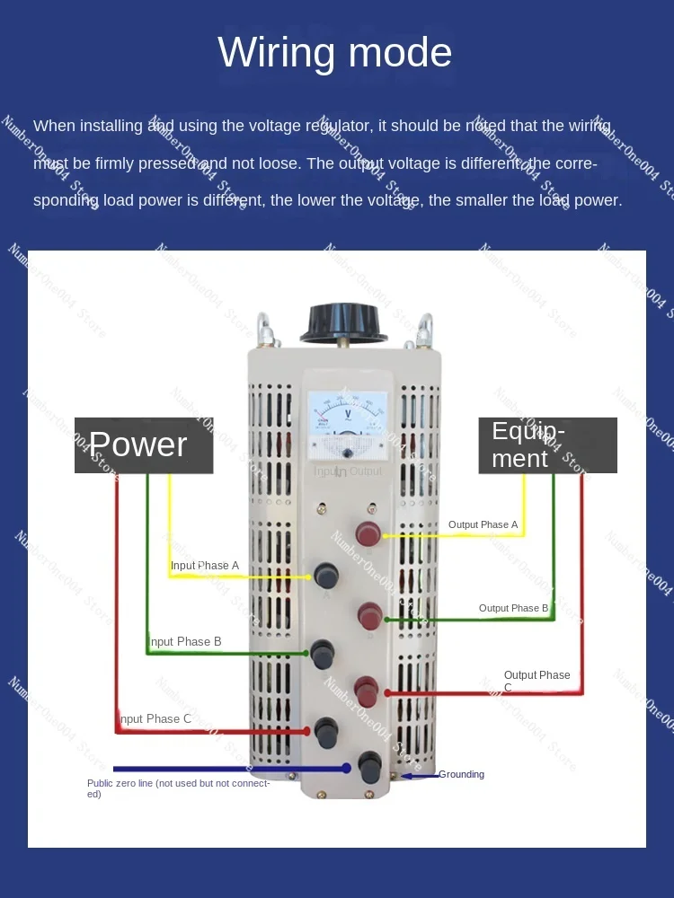 For Three-Phase Regulator 380 V20kva Output 0-430v Adjustable Contact Voltage Regulator TSGC2-15KW