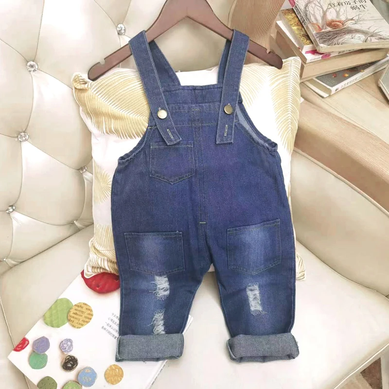 IENENS Kids Baby Summer Wear Jumper Boys Girls Clothing Dungarees Infant Pants Denim Jeans Overalls Toddler Jumpsuits 1-4 Years