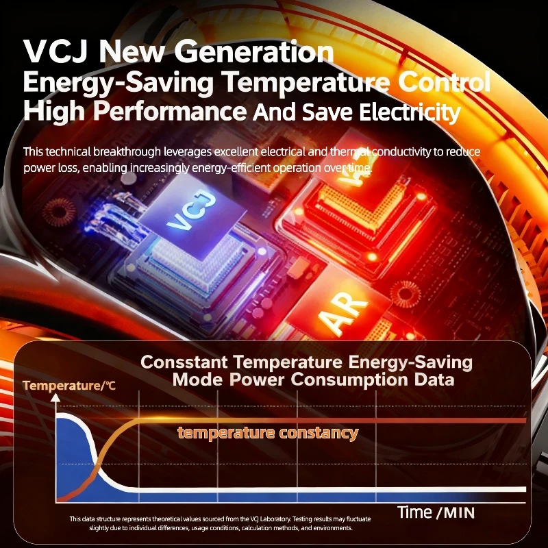 سخان كهربائي محمول منفاخ الهواء الساخن 2000 واط قابل للتعديل مروحة مشعاع سخان لمكتب غرفة المنزل دفئا انخفاض استهلاك الطاقة