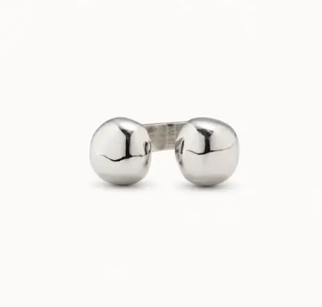 2022 New Fit UNO DE 50 Fashion Plated 925 Silver 14k Gold Charm Ring Niche Jewelry Gift