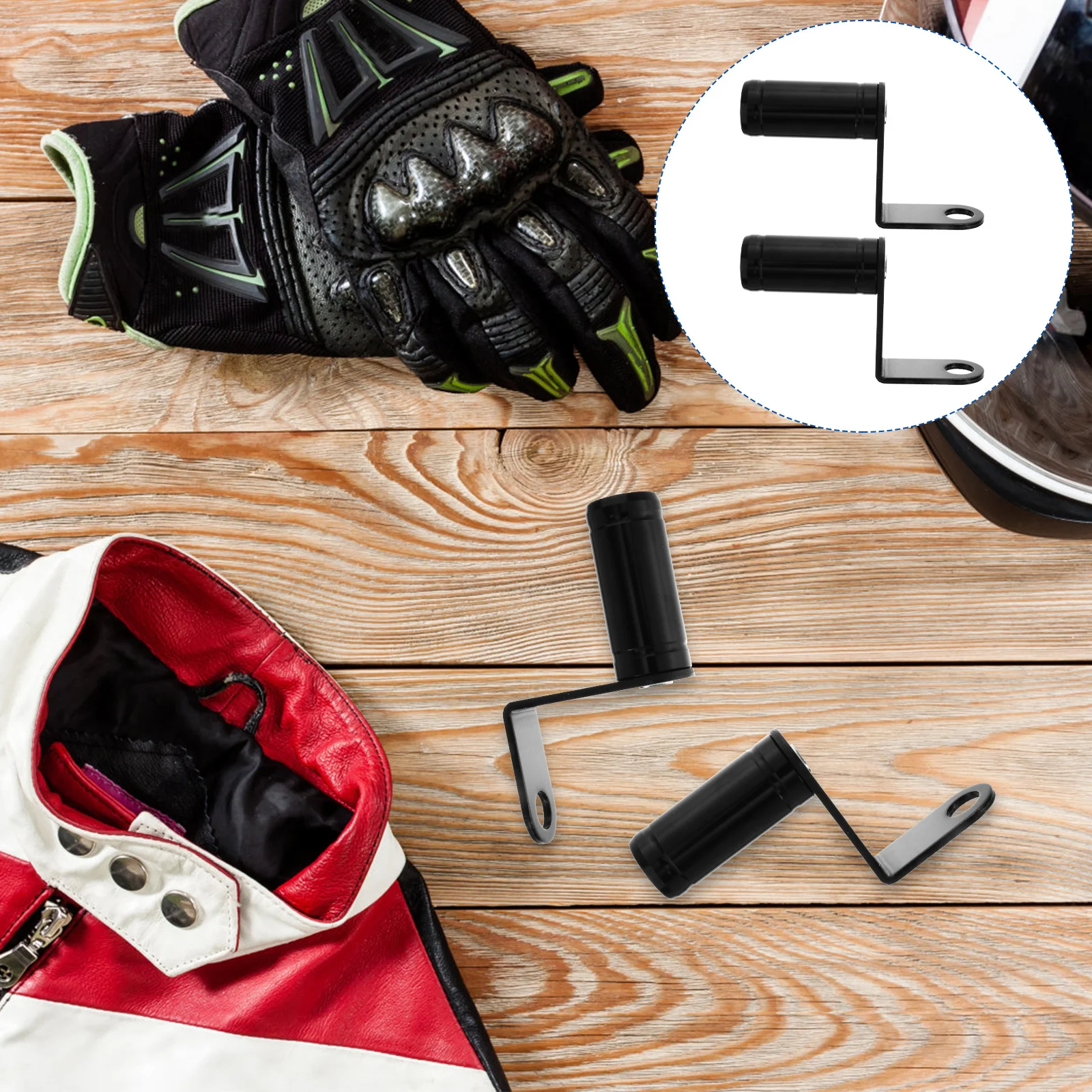 

2Pcs Rearview Mirror Extension Adapter for Motorcycle Aluminum Frame Increases Viewing Angle Secure Fit Easy Mount Long Term