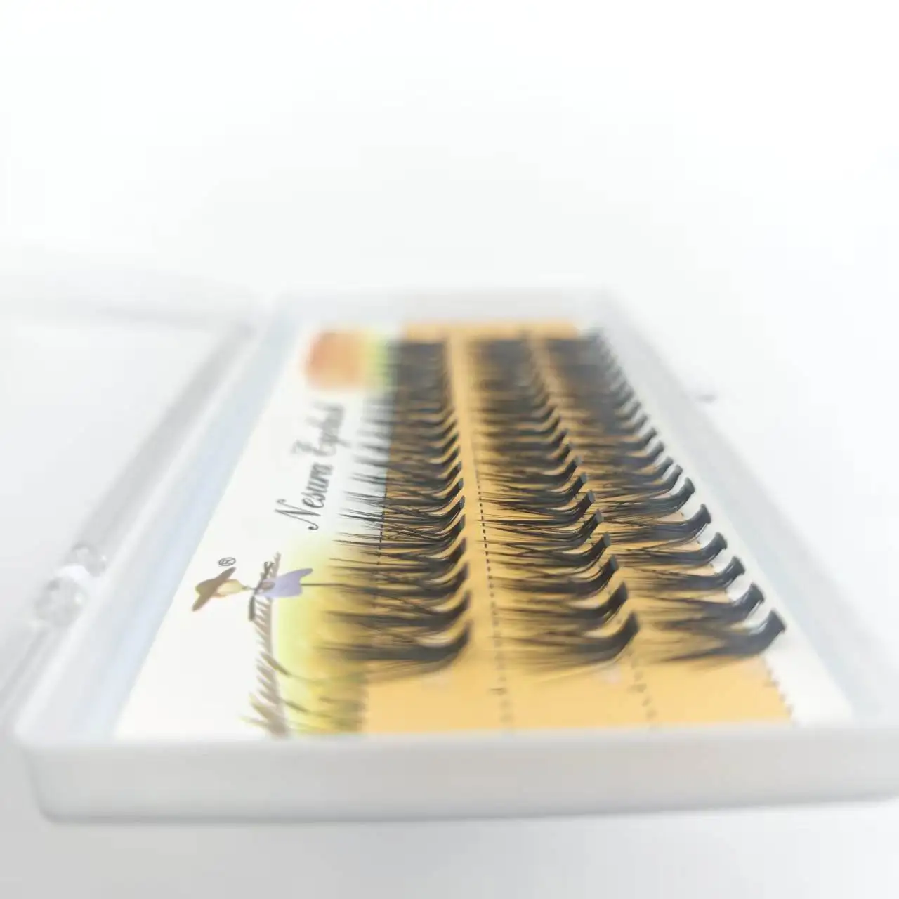 30D-0.07-L Made Eyelash Extension Segmented Flase Lashes Dramatic Lash Bundles Soft Ribbon Strip Eyelashes Makeup Lashes NEW