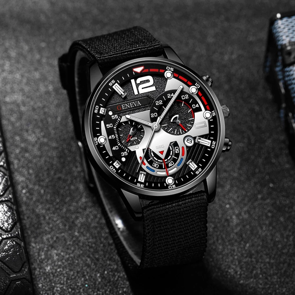 2pcs Men's Watch Set, Light Luxury Grand, Recommended Gift For Eid Al-Fitr, Easter, New Year, Anniversary Celebration
