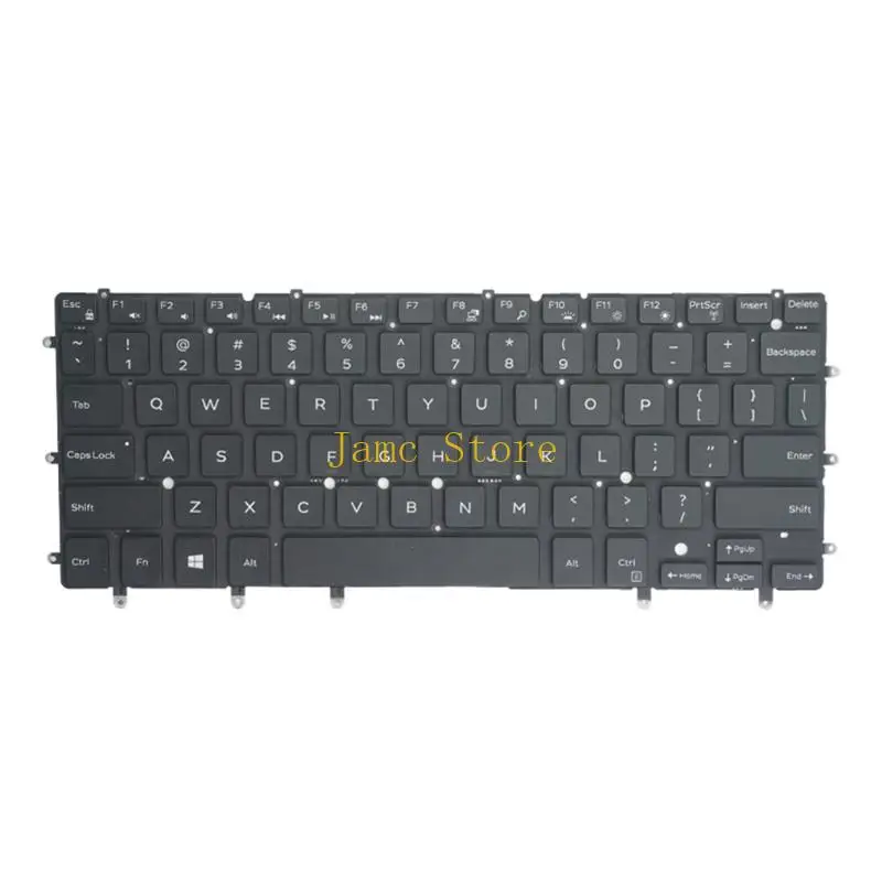 LX0B Ersatztastatur mit schwarzer Kante für für XPS 13 7000 Laptop