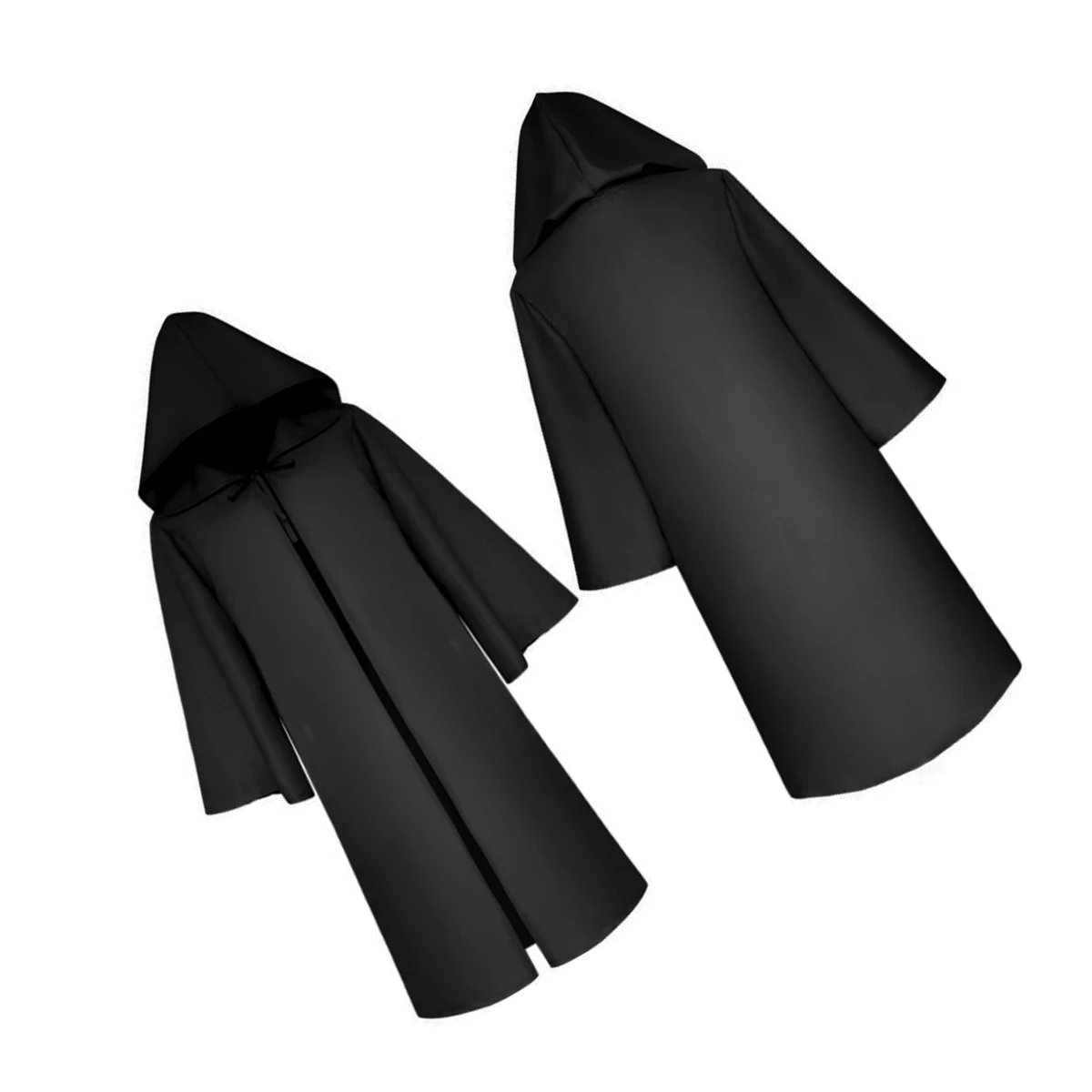

Cape Halloween Costumes Black Robe Cloak Wizard Robes Death Costume Breathable Durable Eco Friendly Lightweight Novel