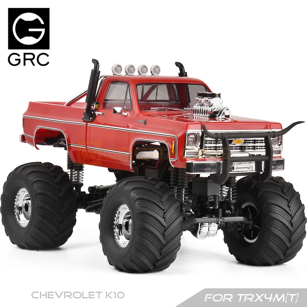 GRC Pionowa rura wydechowa z nadrukiem 3D dla TRX4M Chevrolet K10 / TRX4MT Chevrolet K10 # G181RP