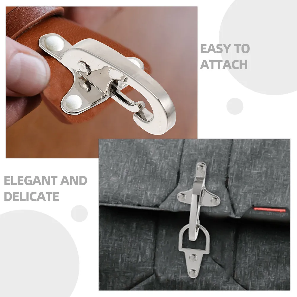 1Set Waist Buckle Metal Fastener Locking Clip for Coat Down Jacket Bag Replacement Clothes Closure Fasteners Sew