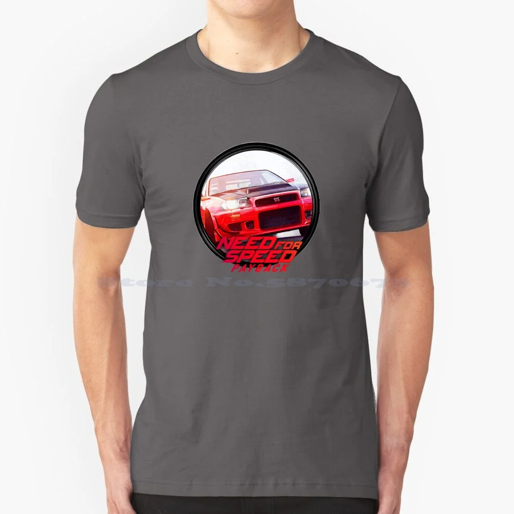 Nfs Payback T Shirt 100% Cotton Tee Nfs M3 Gtr Racer Need Games Legend Race Tuning Modification Street Racing For Car Speed Car