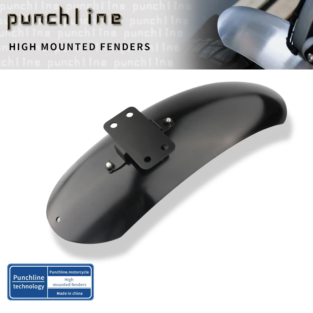 

Fit For Scrambler 400X Speed 400 2023-2025 Speed T4 2024-2025 High Position Front Wheel Fender Mudguard Extender Accessories