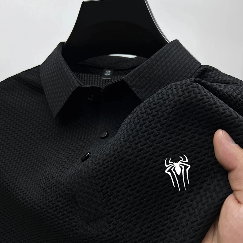 

Summer new men's short-sleeved polo shirt - fashionable, breathable and comfortable, perfect for wearing in summer.