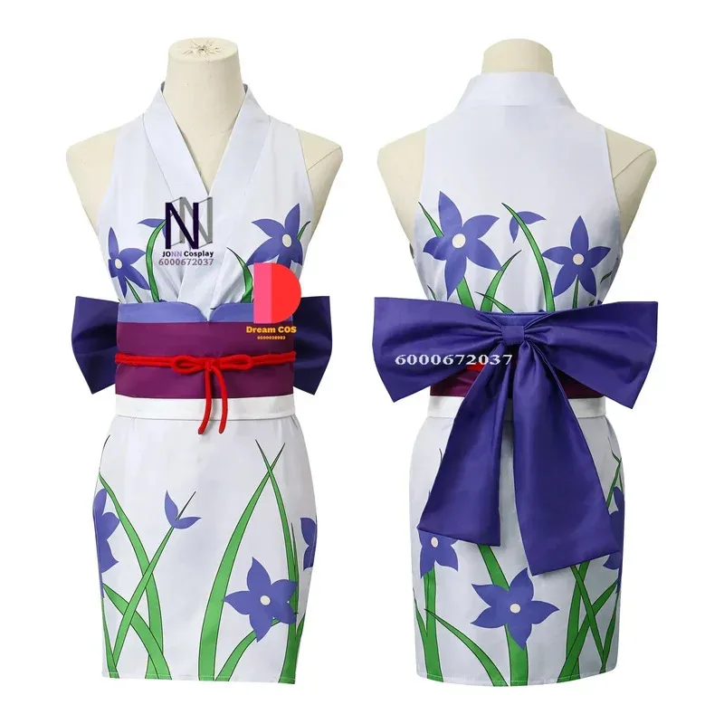 

CyAnime Hot Sale Robin Cosplay Costume Digital Printing Uniform Kinomo Dress Wig Outfit Halloween Carnival Suit Cosplay Clothes