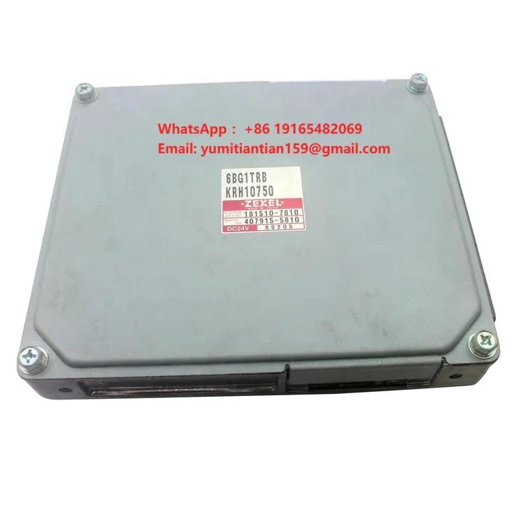 ECM ECU Controller KRH10750 1-81510781-0 407915-5810 Applicable to 6BG1 Engine for Sumitomo SH200A3 SH210A3 CASE 210 Excavator