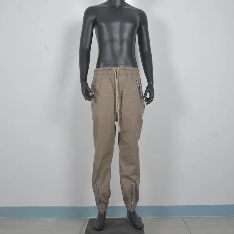 

Новая повседневная рабочая одежда RO Sle, длинные брюки на молнии с манжетами для отдыха, мужские и женские спортивные брюки с нормальной промежностью k Sle