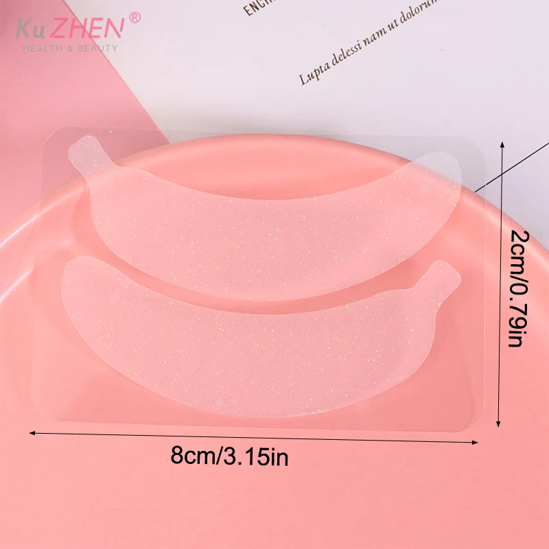 1 par de parches reutilizables para máscara de ojos, almohadillas de silicona, parche esencial para crema de ojos, parche para eliminación de arrugas de ojos, cuidado de la piel de los ojos