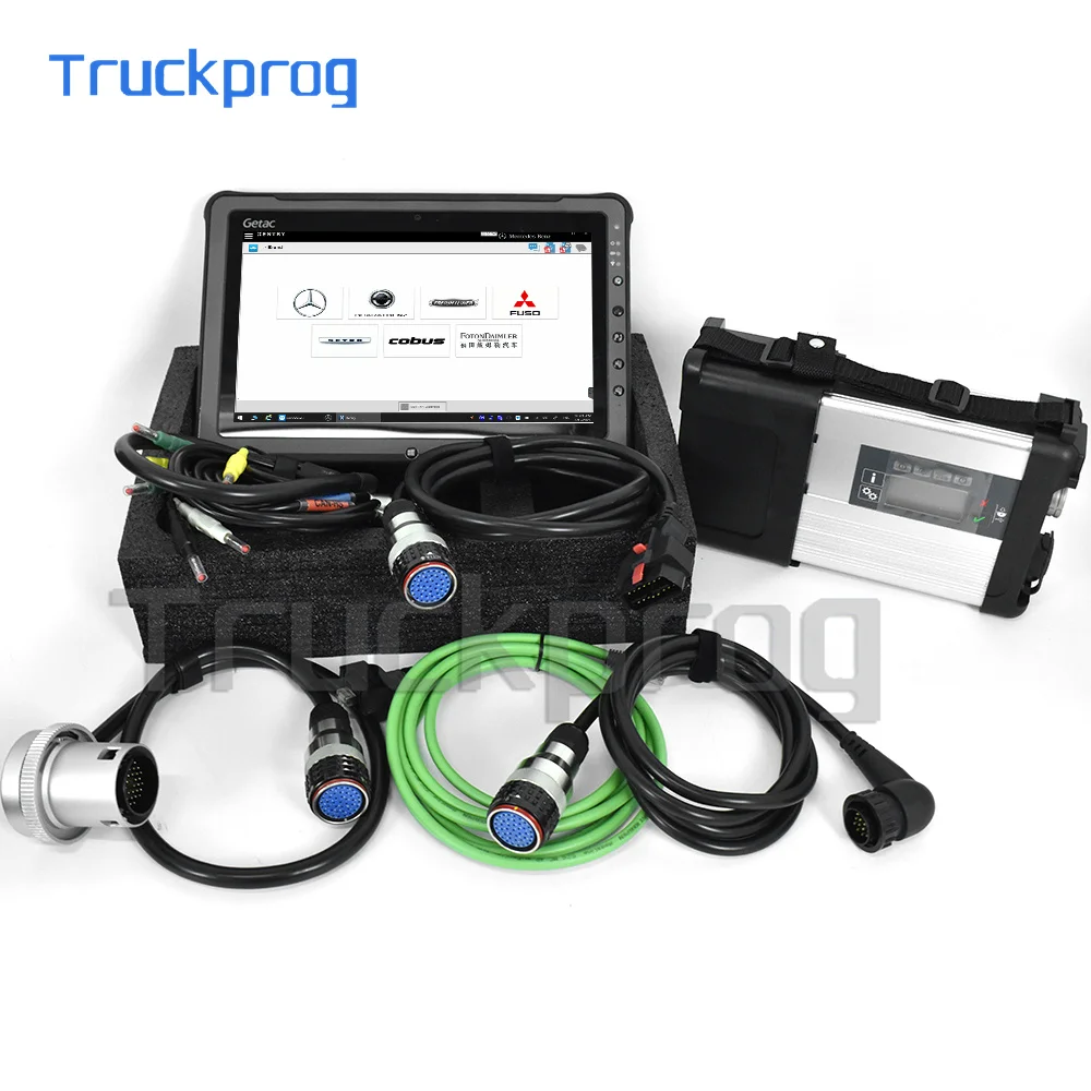 Full Set MB SD C6 Xentry DoIP WiFi Diagnosis Multiplexer PK sd c4 c5 Truck car bus diagnosis tool with Getac Tablet