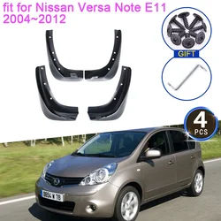 for Nissan Versa Note E11 2004 2005 2006 2007 2008 2009 2010 2011 2012 Mud Flaps Mudguards Splash Fender Guard Front Accessories